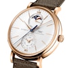 Thumbnail Image 2 of IWC Portofino Men's 18ct Rose Gold & Taupe Brown Leather Strap Watch