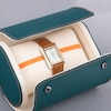 Thumbnail Image 9 of Accurist Rectangle Ladies' White Dial Brown Leather Strap Watch