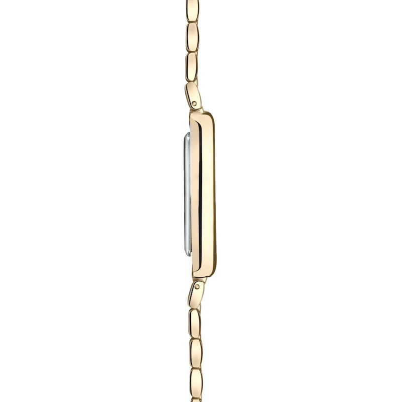 Main Image 3 of Accurist Rectangle White Dial Gold Tone Bracelet Watch