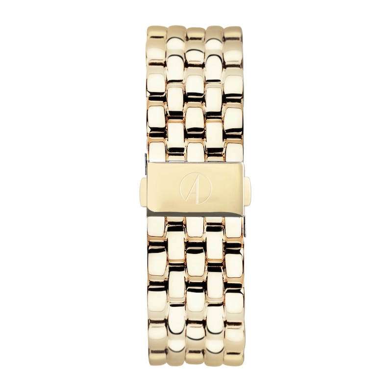 Main Image 4 of Accurist Rectangle White Dial Gold Tone Bracelet Watch