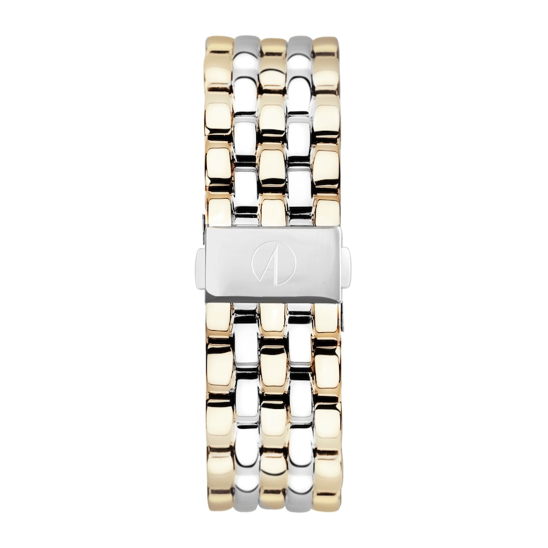 Main Image 4 of Accurist Rectangle Ladies' White Dial Two Tone Bracelet Watch