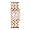 Thumbnail Image 0 of Accurist Ladies' Rectangle Rose Gold-Tone Bracelet Watch