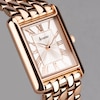 Thumbnail Image 4 of Accurist Ladies' Rectangle Rose Gold-Tone Bracelet Watch