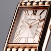 Thumbnail Image 5 of Accurist Ladies' Rectangle Rose Gold-Tone Bracelet Watch