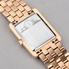 Thumbnail Image 7 of Accurist Ladies' Rectangle Rose Gold-Tone Bracelet Watch