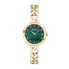 Thumbnail Image 0 of Accurist Jewellery Ladies' Green Malachite Dial & Gold-Tone Bracelet Watch