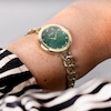 Thumbnail Image 6 of Accurist Jewellery Ladies' Green Malachite Dial & Gold-Tone Bracelet Watch