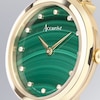 Thumbnail Image 7 of Accurist Jewellery Ladies' Green Malachite Dial & Gold-Tone Bracelet Watch