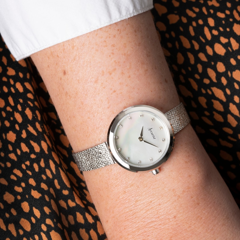 Accurist Jewellery Ladies' Mother Of Pearl Dial Bracelet Watch