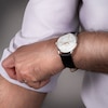 Thumbnail Image 7 of Accurist Classic Men's White Dial Black Leather Strap Watch