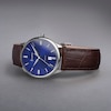 Thumbnail Image 6 of Accurist Classic Men's Blue Dial Brown Leather Strap Watch