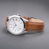 Thumbnail Image 2 of Accurist Everyday Men's White Dial & Brown Leather Strap Watch