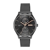 Thumbnail Image 1 of BOSS Tyler Black Dial & Stainless Steel Mesh Watch