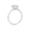 Thumbnail Image 3 of 18ct White Gold 0.50ct Diamond Round Halo Cluster Ring