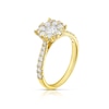 Thumbnail Image 1 of 18ct Yellow Gold 1ct Diamond Round Halo Cluster Ring