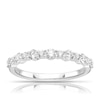 Thumbnail Image 1 of Platinum 0.50ct Diamond Round Cut Half Eternity Ring