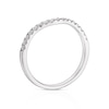 Thumbnail Image 2 of Platinum 0.20ct Diamond Claw Set Shaped Ring