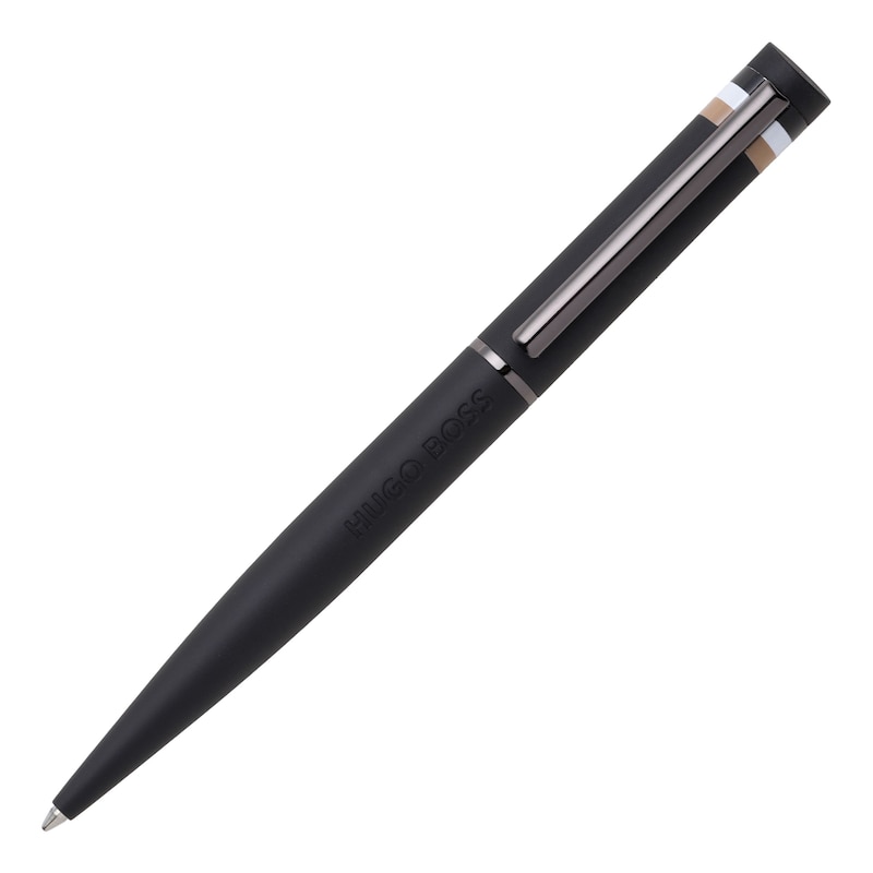 Main Image 1 of BOSS Iconic Engraved Black Ballpoint Pen