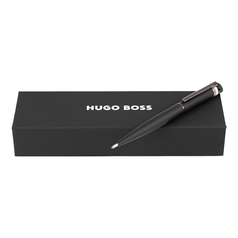 Main Image 4 of BOSS Iconic Engraved Black Ballpoint Pen