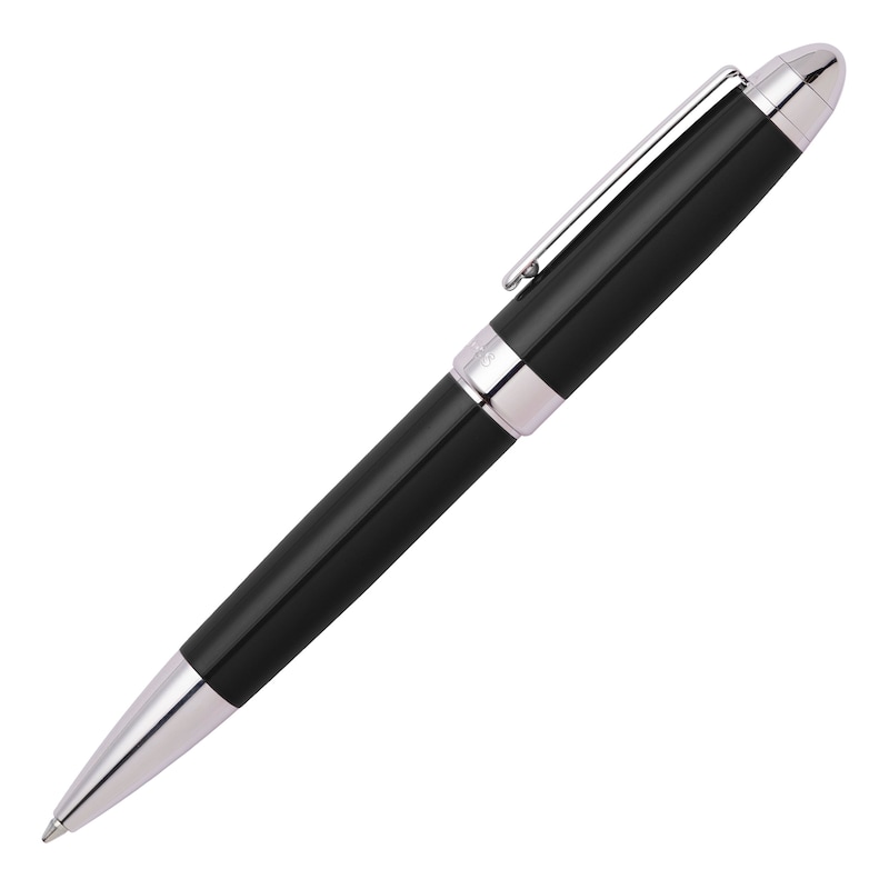 BOSS Iconic Black & Chrome Ballpoint Pen