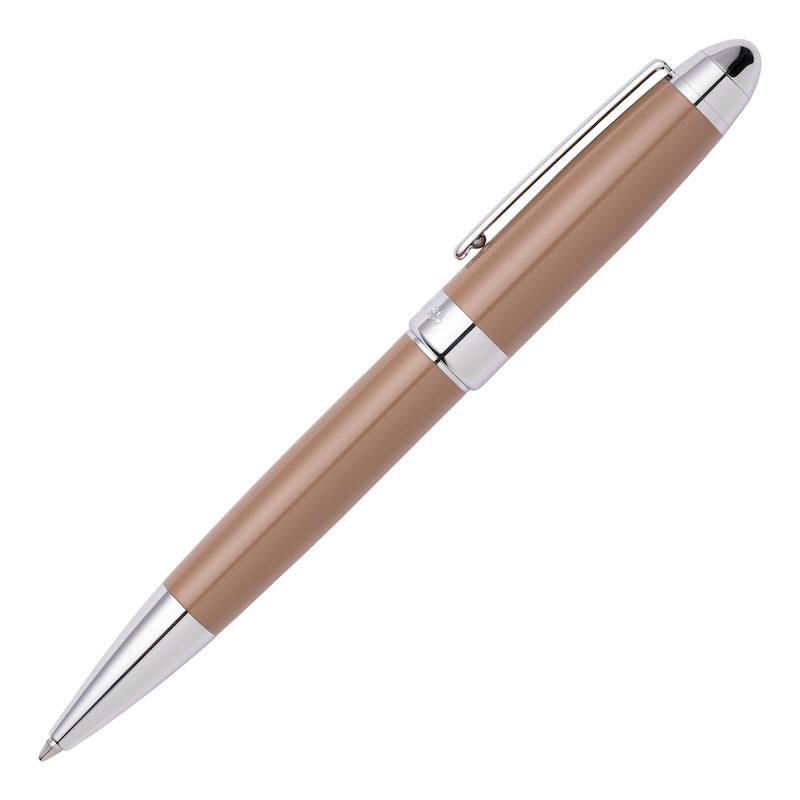 Main Image 2 of BOSS Iconic Tan & Chrome Ballpoint Pen