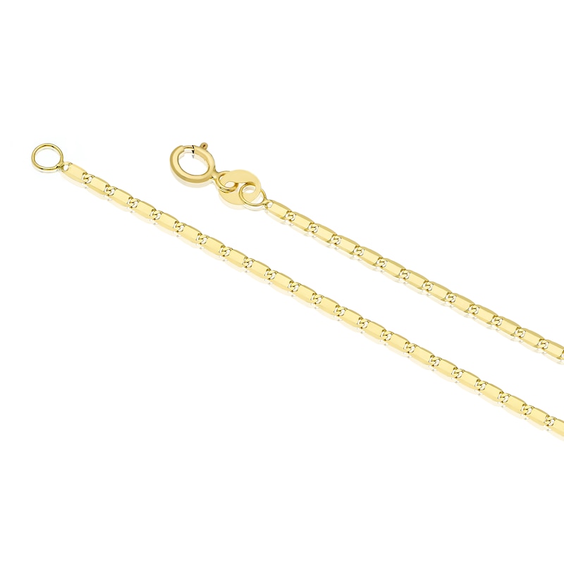 9ct Yellow Gold Fancy Link Chain Bracelet
