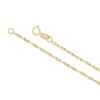 Thumbnail Image 2 of 9ct Yellow Gold Diamond Cut Bead Bracelet