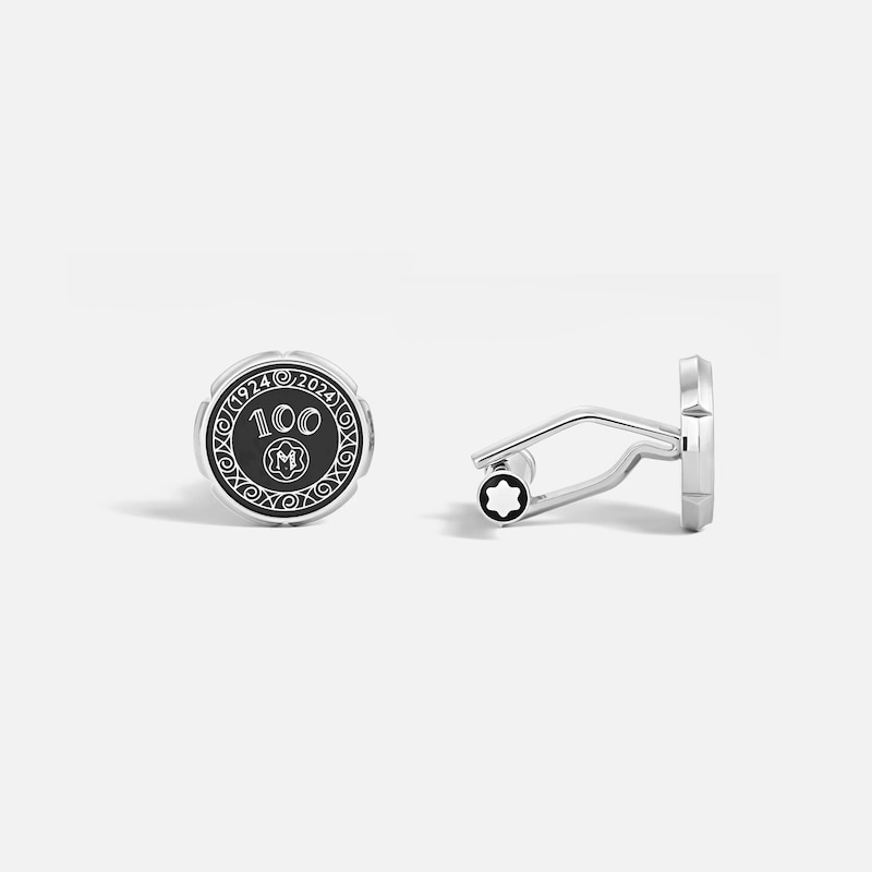 Main Image 1 of Montblanc Meisterstück Nib Décor 100 years Black Cufflinks