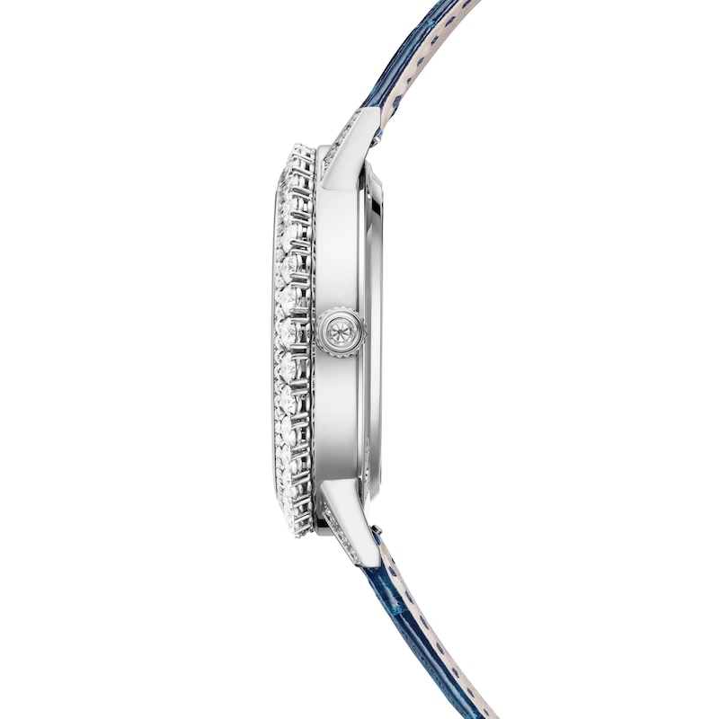 Main Image 3 of Jaeger-LeCoultre Rendez-Vous Classic Ladies' Diamond & Blue Alligator Leather Watch