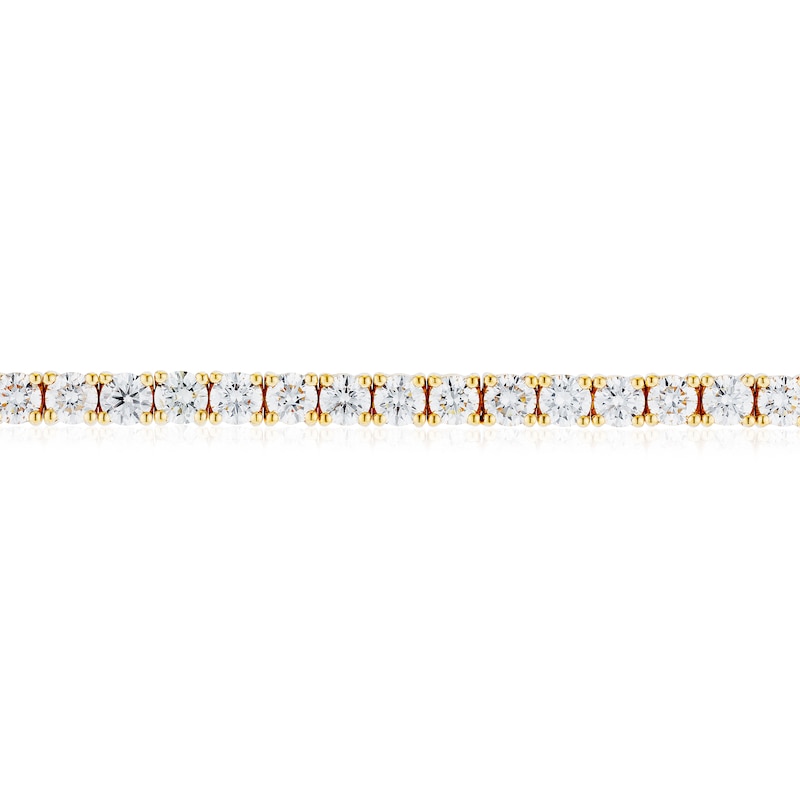 Main Image 2 of 18ct Yellow Gold 5ct Diamond Tennis Bracelet