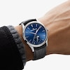 Thumbnail Image 6 of Jaeger-LeCoultre Master Ultra Thin Men's Blue Dial & Black Leather Strap Watch