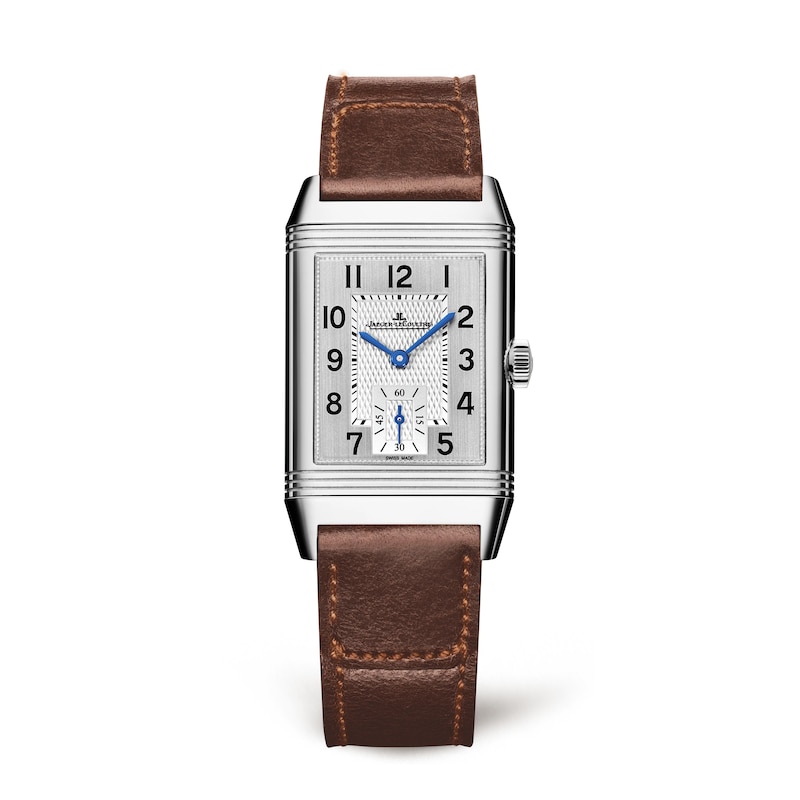Jaeger-LeCoultre Reverso Classic Men's Brown Calfskin Leather Strap Watch