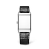 Thumbnail Image 2 of Jaeger-LeCoultre Reverso Classic Ladies' Silver Dial & Black Alligator Leather Watch