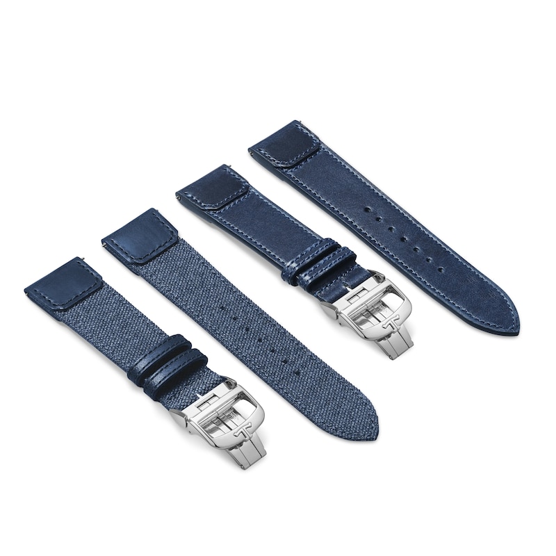 Jaeger-LeCoultre Reverso Tribute Men's Interchangeable Fabric Strap Watch