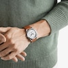 Thumbnail Image 3 of Jaeger-LeCoultre Master Control Men's Calfskin Leather Light Brown Strap Watch