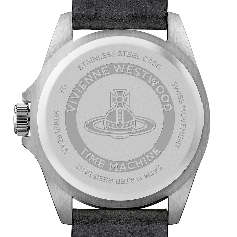 Main Image 3 of Vivienne Westwood Men's Monochrome Leather Strap Watch