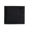 Thumbnail Image 1 of BOSS Embossed-Logo Black Grained Leather Wallet