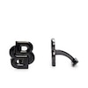 Thumbnail Image 1 of BOSS Black-Plated Brass Double-Monogram Head Cufflinks