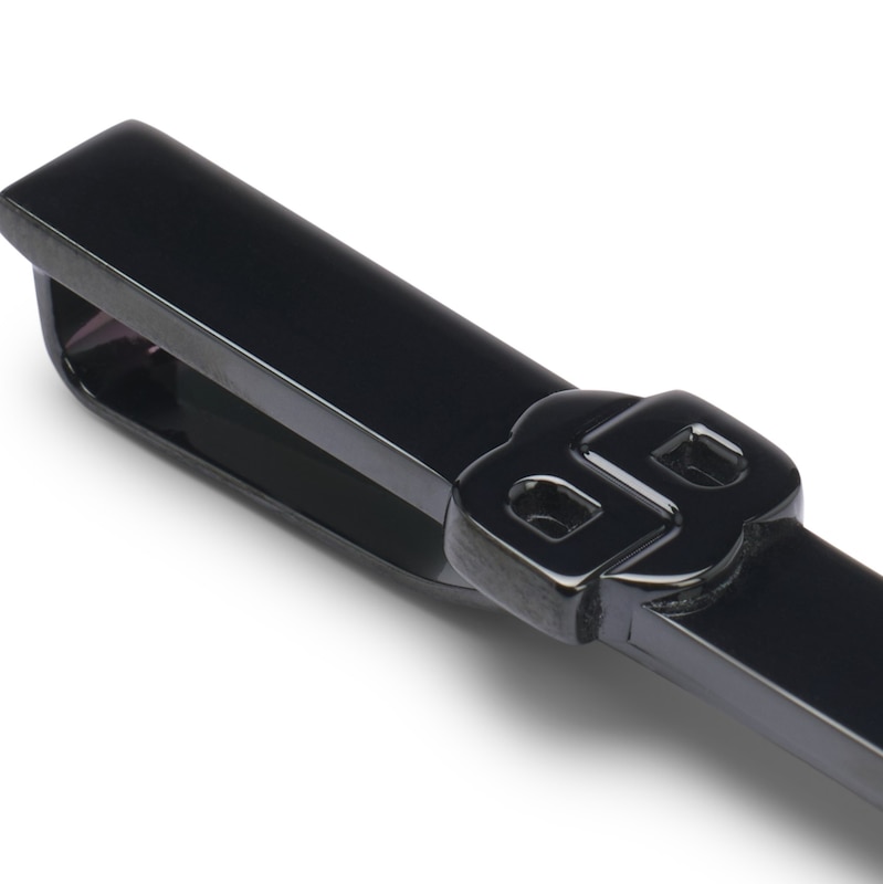 Main Image 4 of BOSS B-Double Black Plated Brass Tie Clip