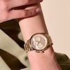 Thumbnail Image 3 of Olivia Burton Sports Luxe Guilloche Pink Dial & Carnation Gold-Tone Watch