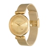 Thumbnail Image 1 of Olivia Burton Signature Minima Bee T-Bar Gold-Tone Stainless Steel Mesh Watch