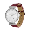 Thumbnail Image 1 of Olivia Burton Signature Minima Bee T-Bar White Dial & Red Leather Watch