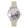 Thumbnail Image 0 of Olivia Burton Signature Florals Ultra Slim Ladies' Silver Dial & Leather Watch