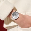Thumbnail Image 4 of Olivia Burton Signature Florals Ultra Slim Ladies' Silver Dial & Leather Watch