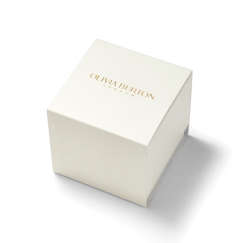 Olivia Burton Sports Luxe Hexa Ladies' White Dial & Stainless Steel Bracelet Watch