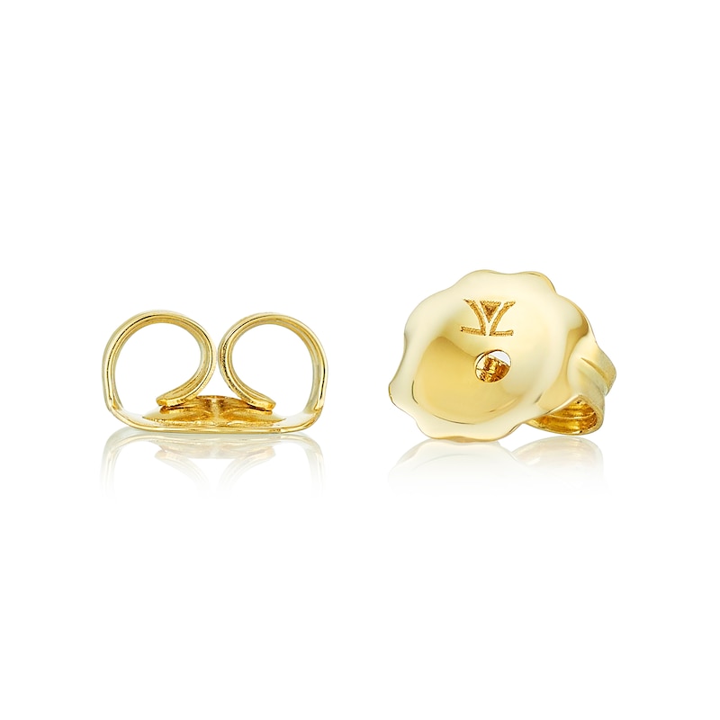 Godiva x Le Vian 14ct Yellow Gold & 0.23ct Diamond Heart Stud Earrings