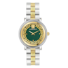 Thumbnail Image 1 of Versace Greca Flourish Green Dial & Two Tone Bracelet Watch