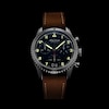 Thumbnail Image 6 of Alpina Startimer Men's Blue Dial & Brown Leather Strap Watch