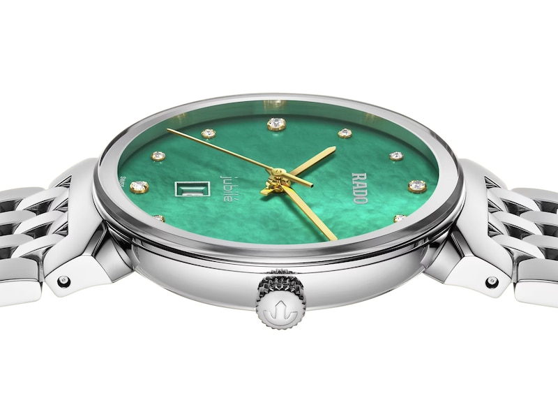 Rado Florence Ladies' Diamond Green MOP Dial Stainless Steel Watch