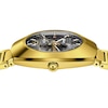 Thumbnail Image 4 of Rado DiaStar Men's Skeleton Dial Gold-Tone Bracelet Watch